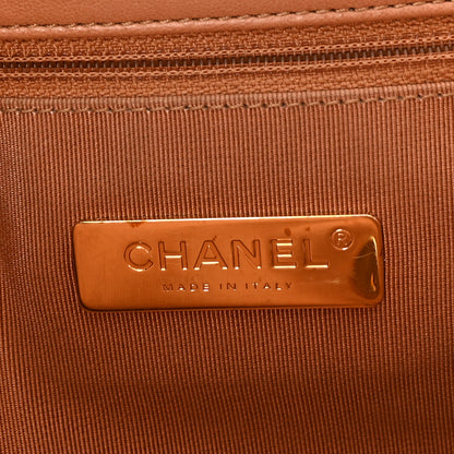 Chanel Lambskin Quilted Medium Chanel 19 Flap Brown 6 of 12