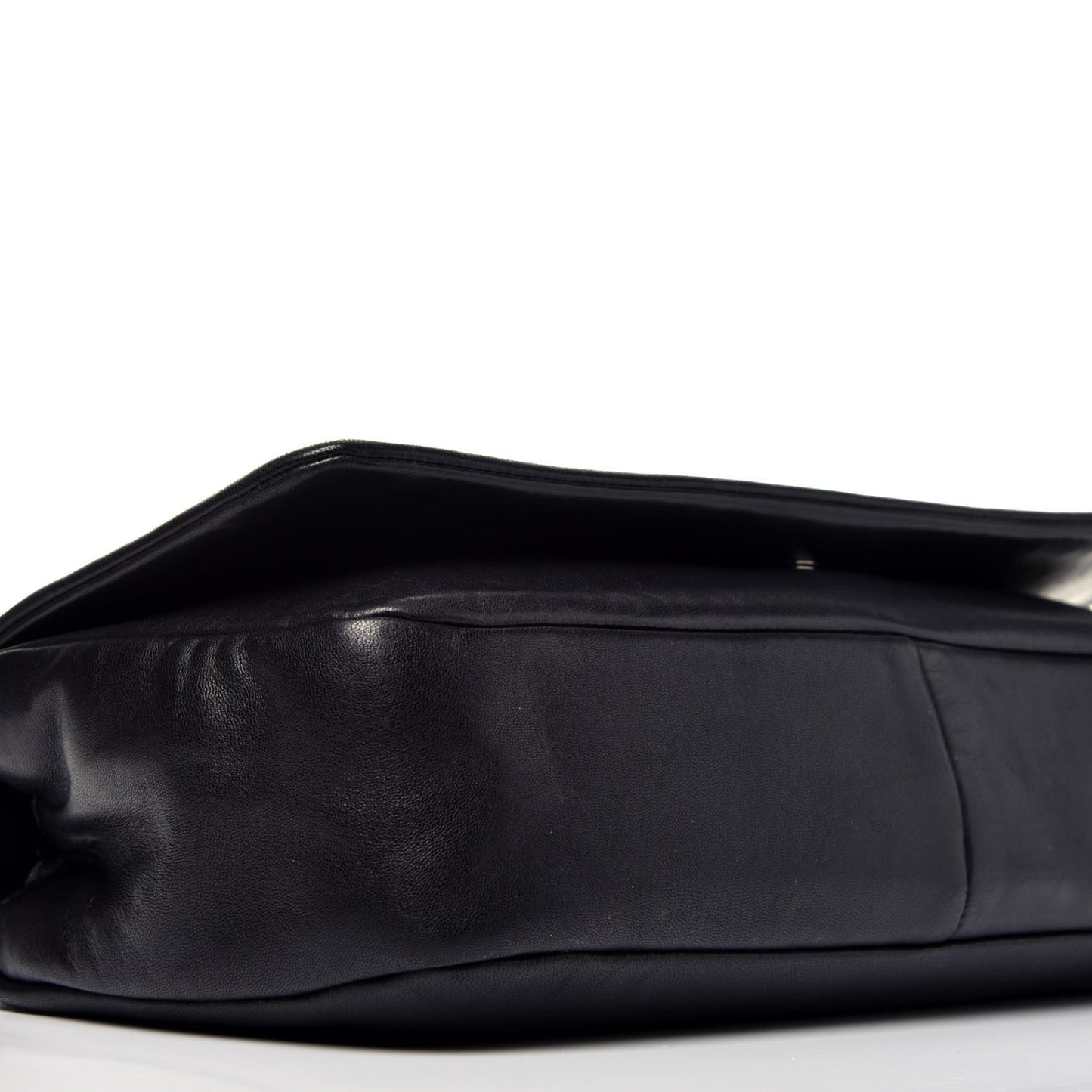 Lambskin Studded CC East West Flap Black