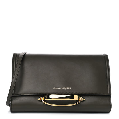 Alexander McQueen Calfskin The Story Crossbody Bag Khaki 1 of 11