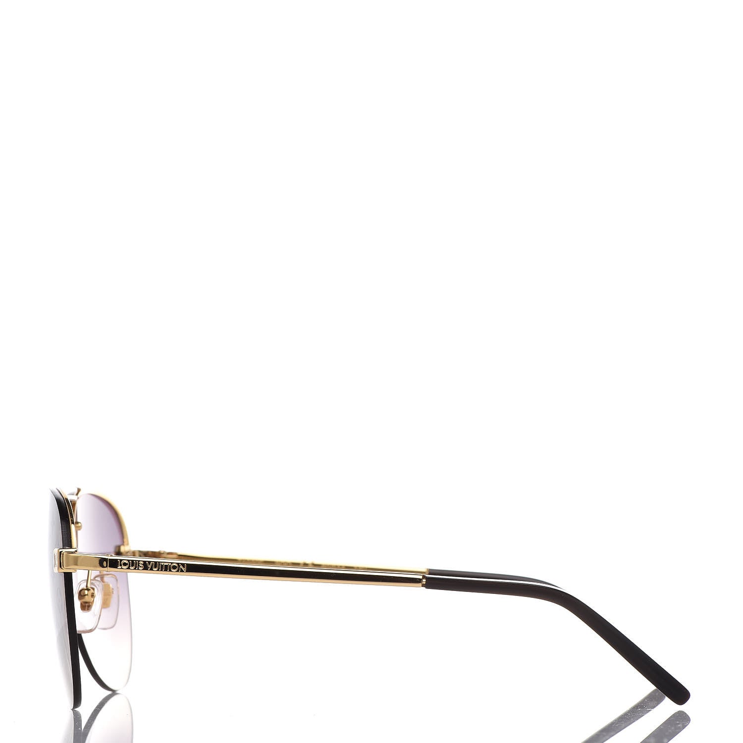Louis Vuitton Clockwise Sunglasses Z1020E Gold 404162 – FASHIONPHILE