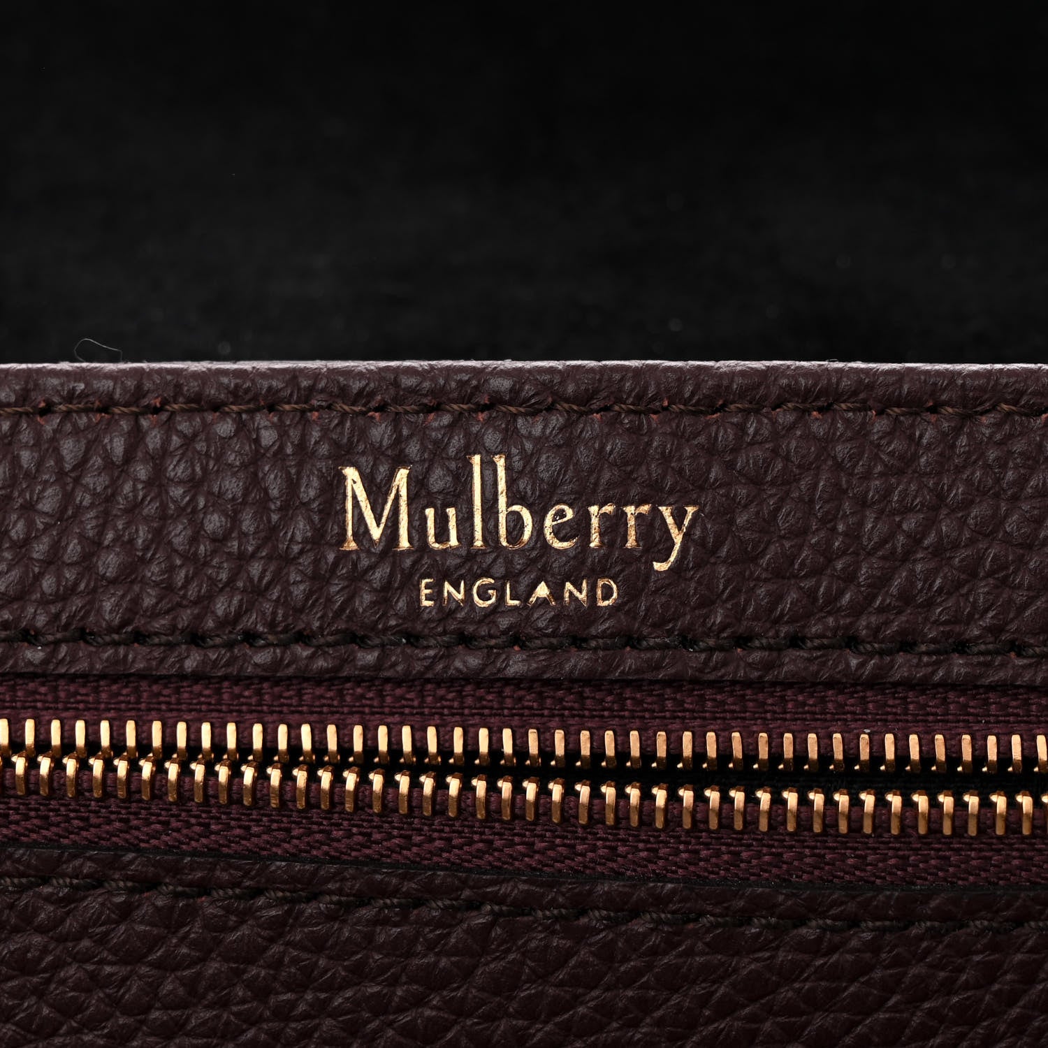 Mulberry Classic Grain Calfskin Small Bayswater Backpack Oxblood 6 of 9