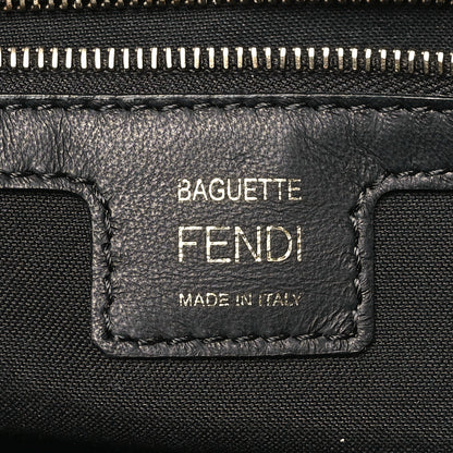 Fendi Nappa FF 1974 Embossed Baguette Black 6 of 10