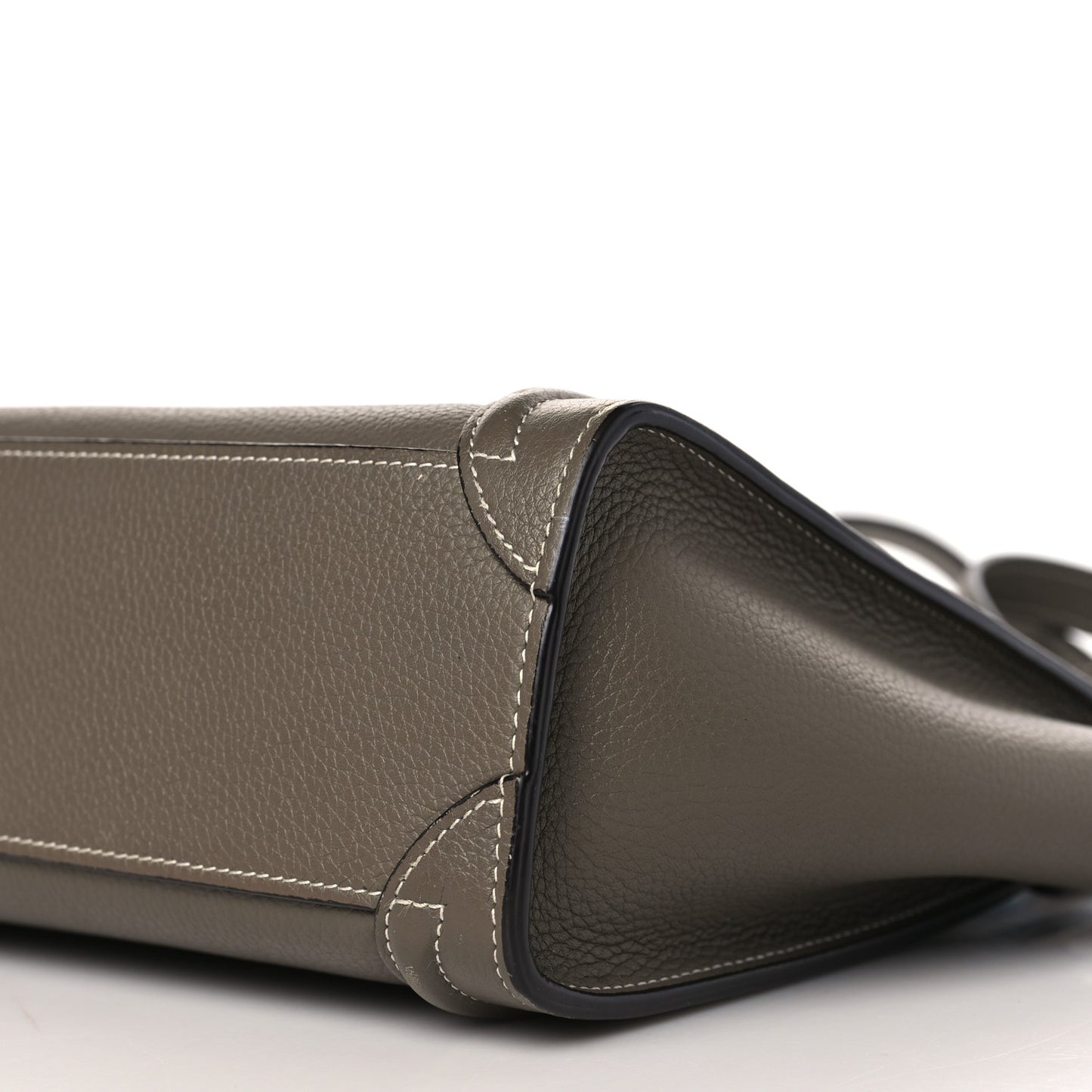 Drummed Calfskin Nano Luggage Souris