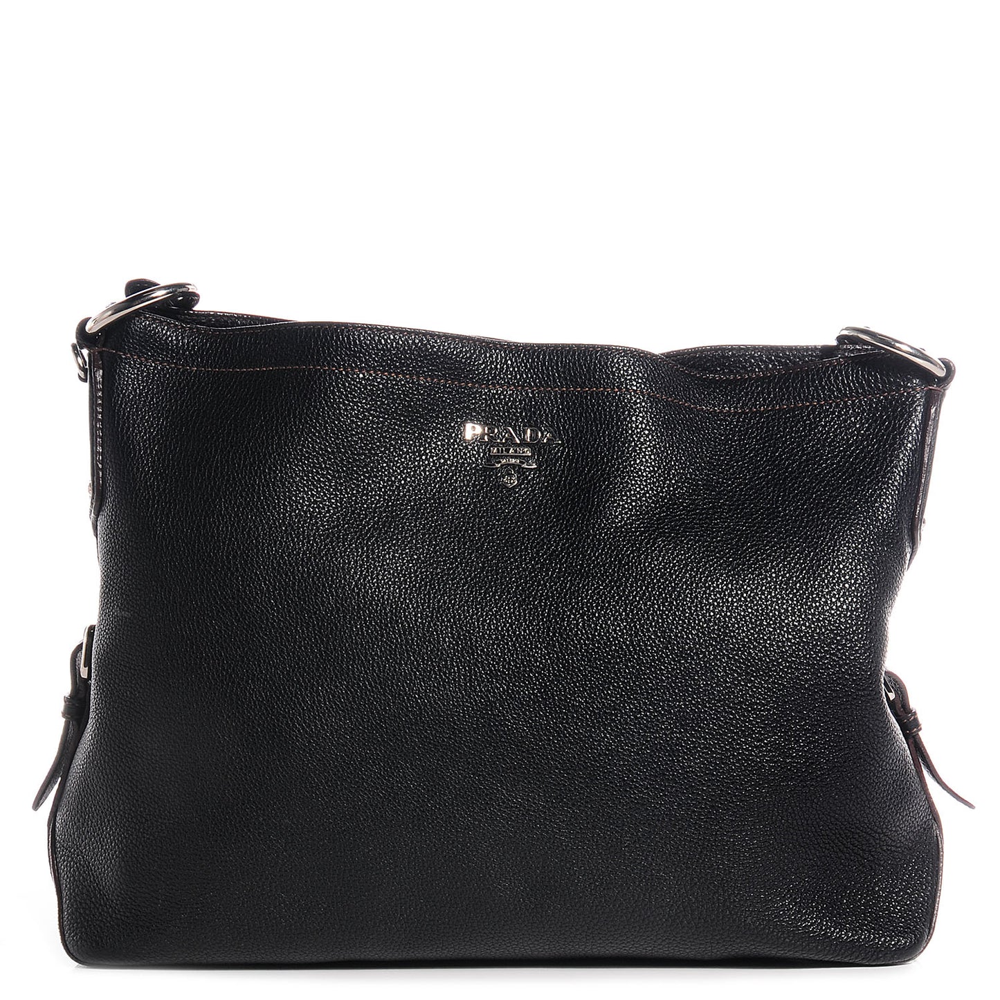 Vitello Daino Hobo Nero Black