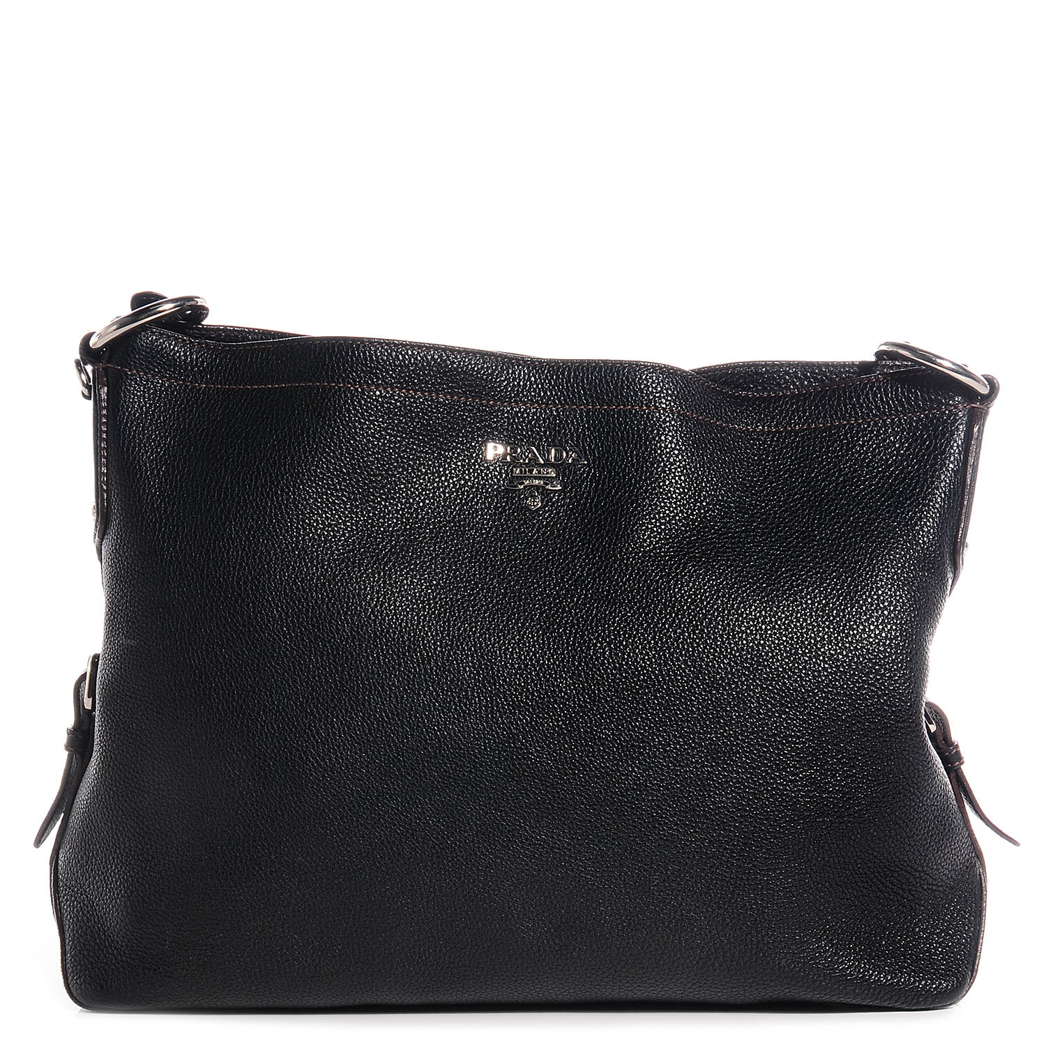 Prada Vitello Daino Hobo Nero Black 1 of 11