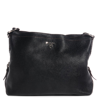Prada Vitello Daino Hobo Nero Black 1 of 11