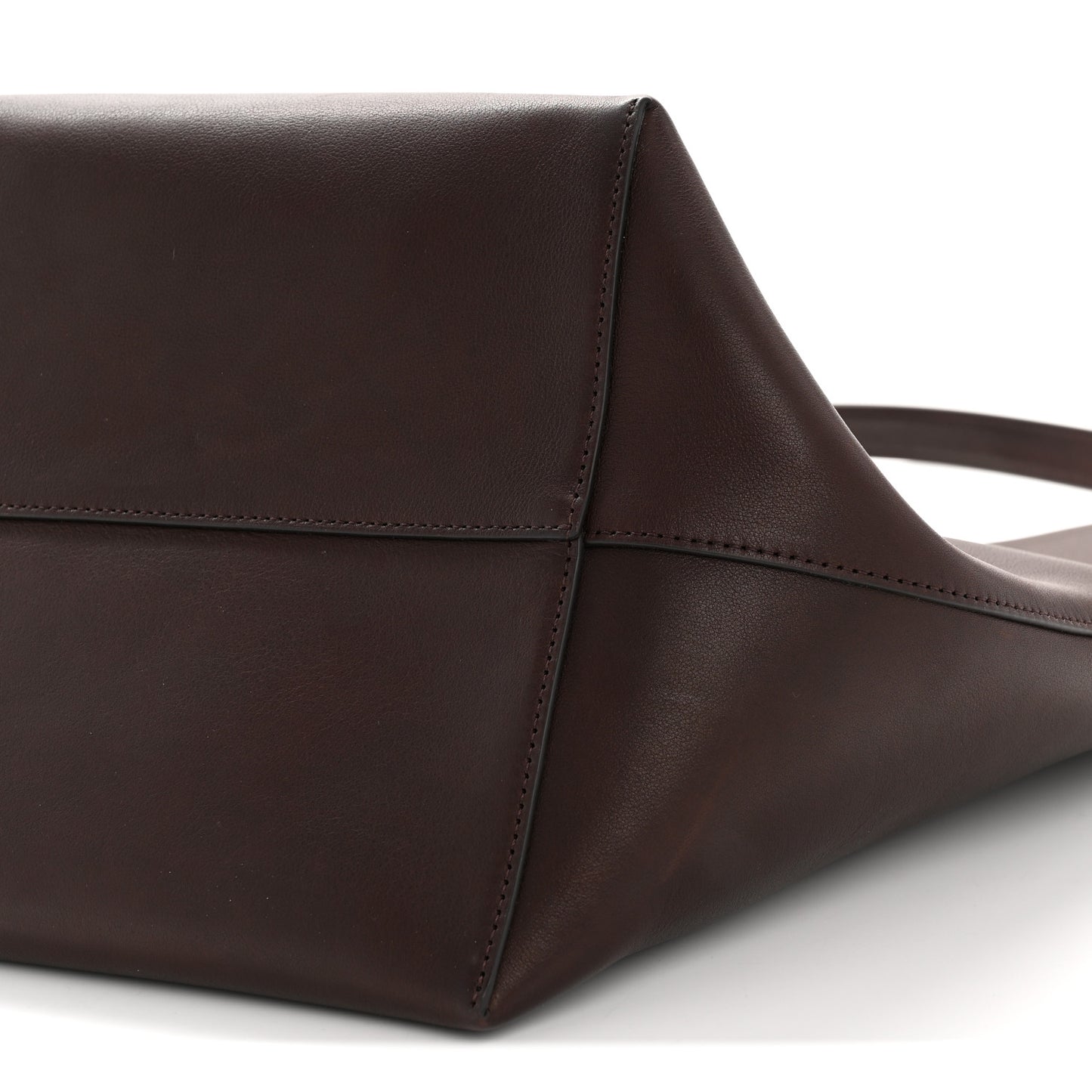 Polished Saddle Calfskin Large N/S Park Tote Chestnut