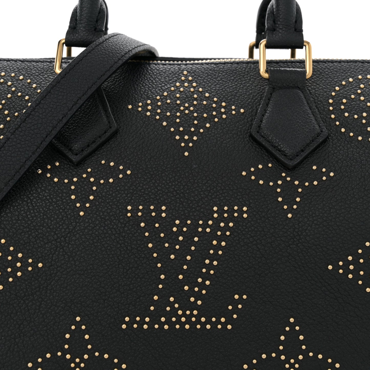 Empreinte Monogram Giant Studded Speedy Bandouliere 25 Black