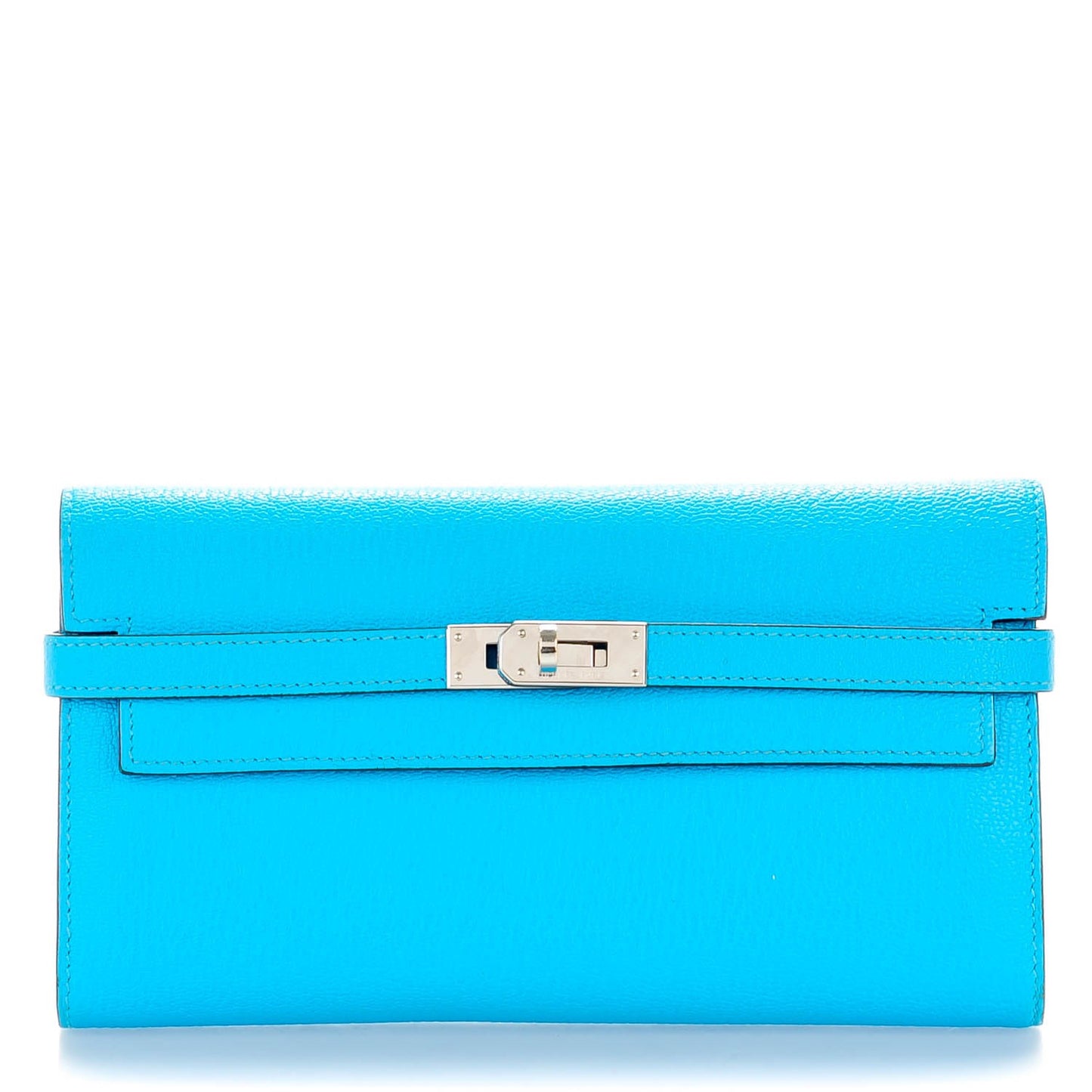 Chevre Mysore Kelly Longue Wallet Bleu Azteque