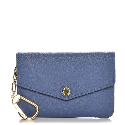 Louis Vuitton Empreinte Key Pouch Denim 1 of 7