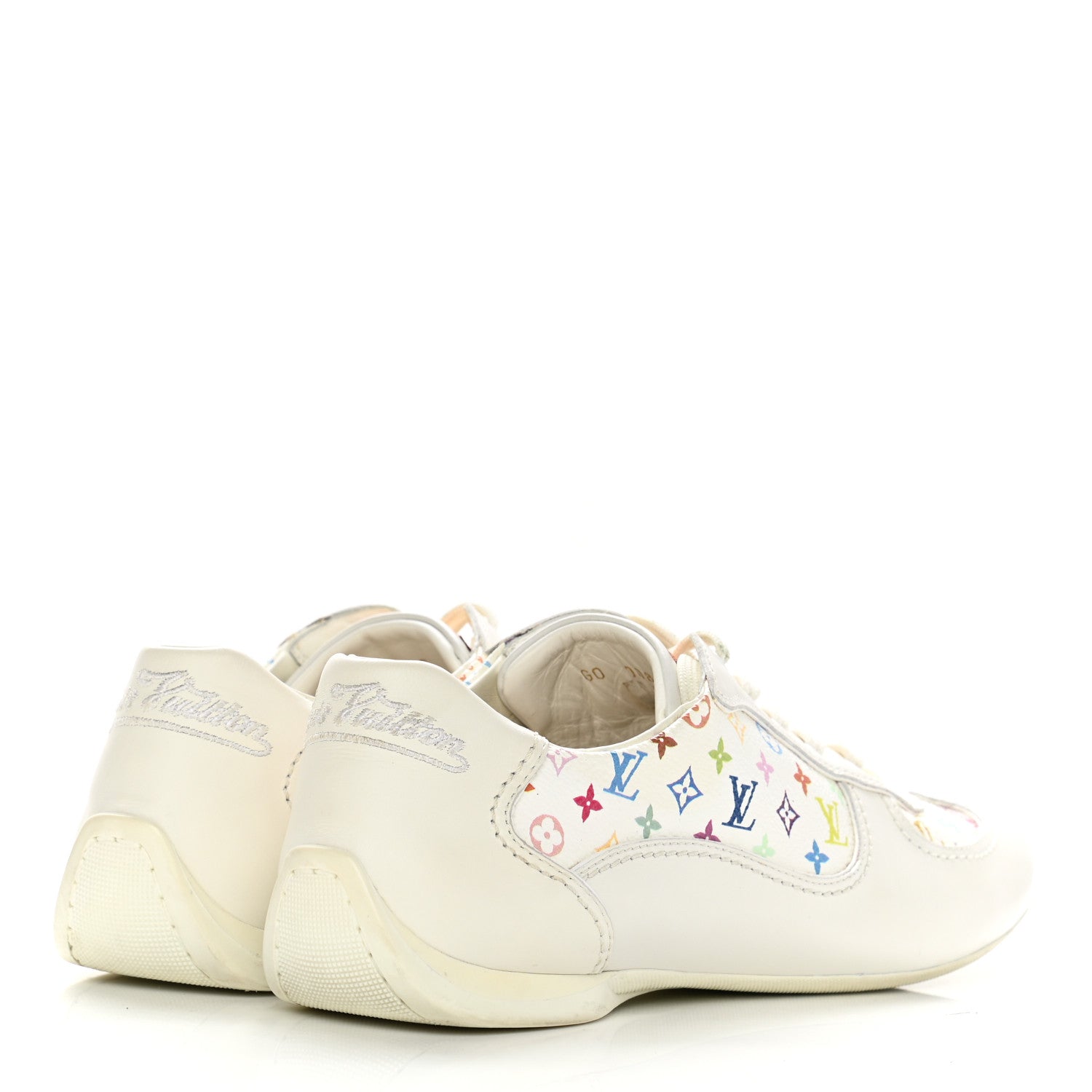 Louis Vuitton Monogram Multicolor Sneakers 39 White 4 of 8