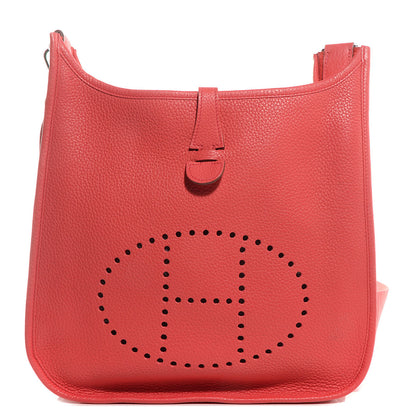 Hermes Taurillon Clemence Evelyne PM III Bougainvillea 1 of 16