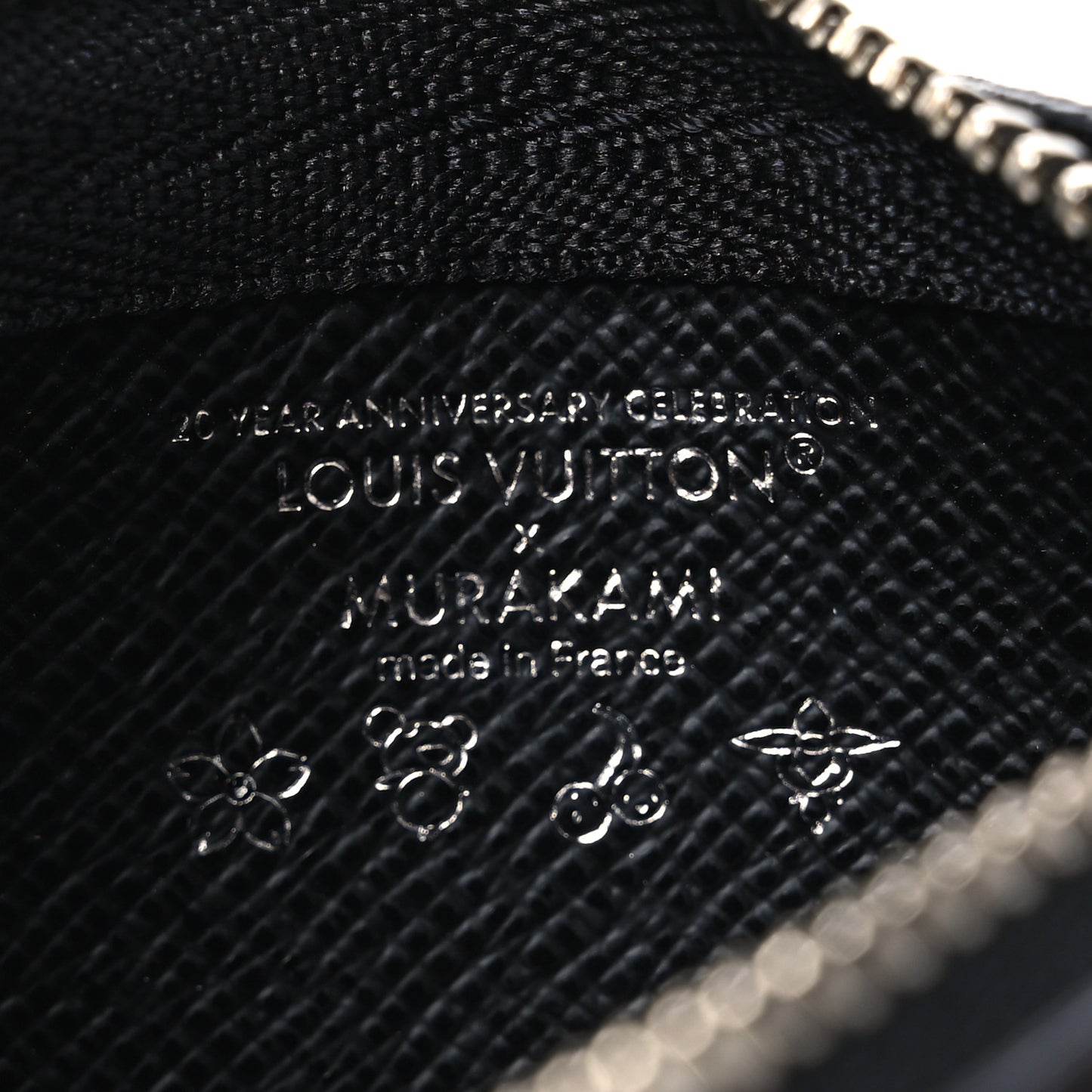 LV X TM Monogram Multicolor Key Pouch Black