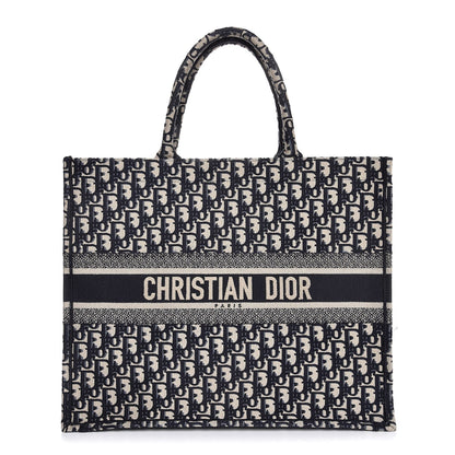 Christian Dior Oblique Book Tote Blue Multicolor 1 of 7