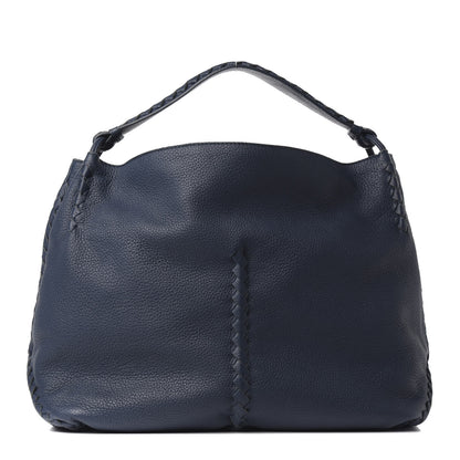 Bottega Veneta Cervo Deerskin Shoulder Bag Denim 1 of 9