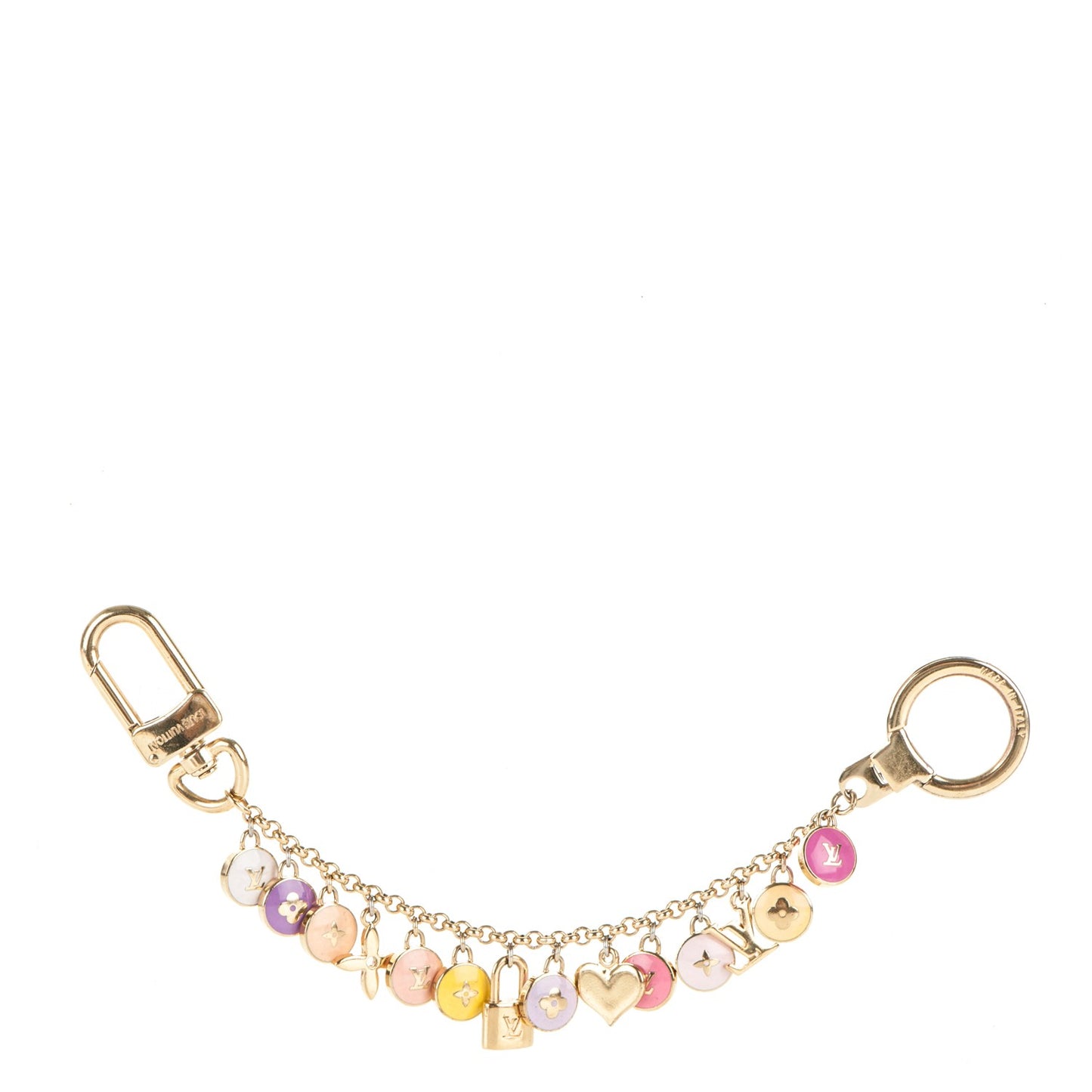 Pastilles Key Chain Bag Charm Multicolor