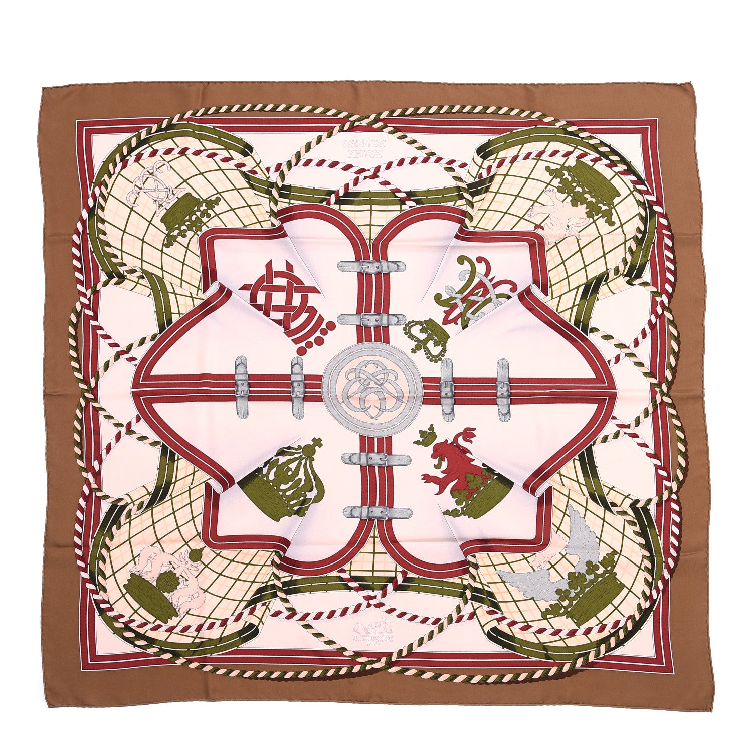 Hermes Silk Grande Tenue Scarf 90 1 of 5