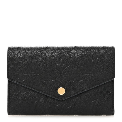 Louis Vuitton Empreinte Compact Curieuse Wallet Black 1 of 11