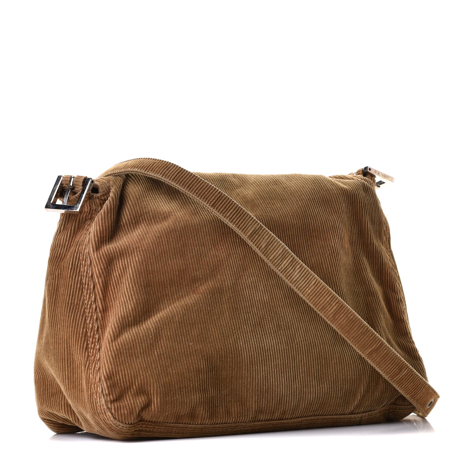 Fendi Corduroy Mama Baguette Beige 2 of 7