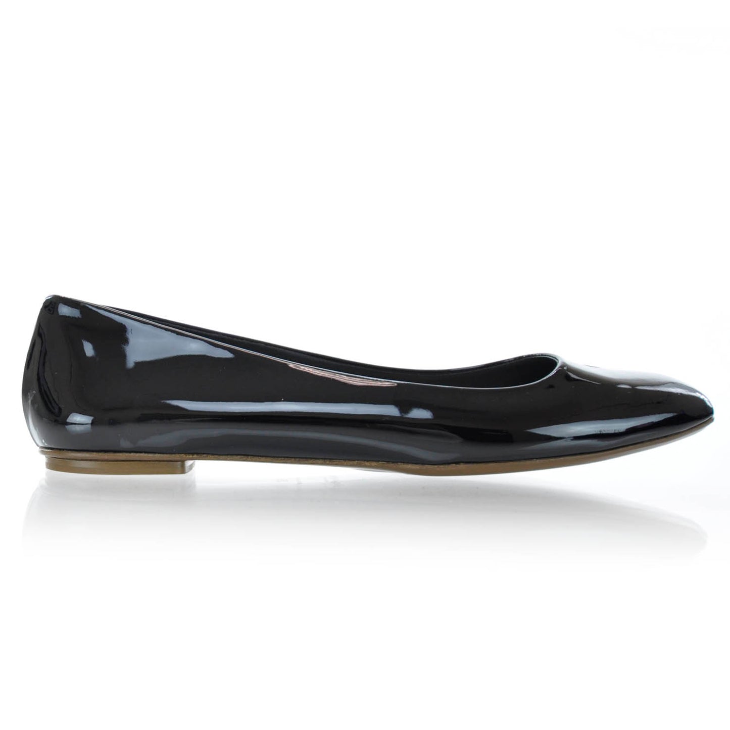 Patent Love Ballerina Flats 39 Black