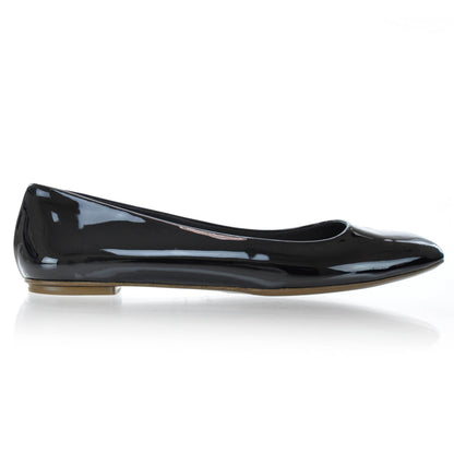Saint Laurent Patent Love Ballerina Flats 39 Black 6 of 8