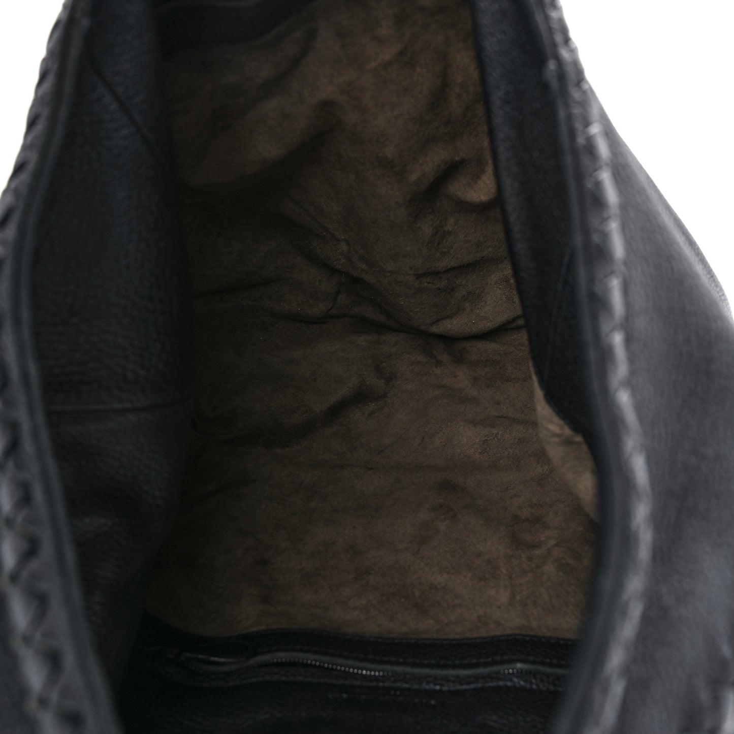 Cervo Deerskin Large Hobo Black