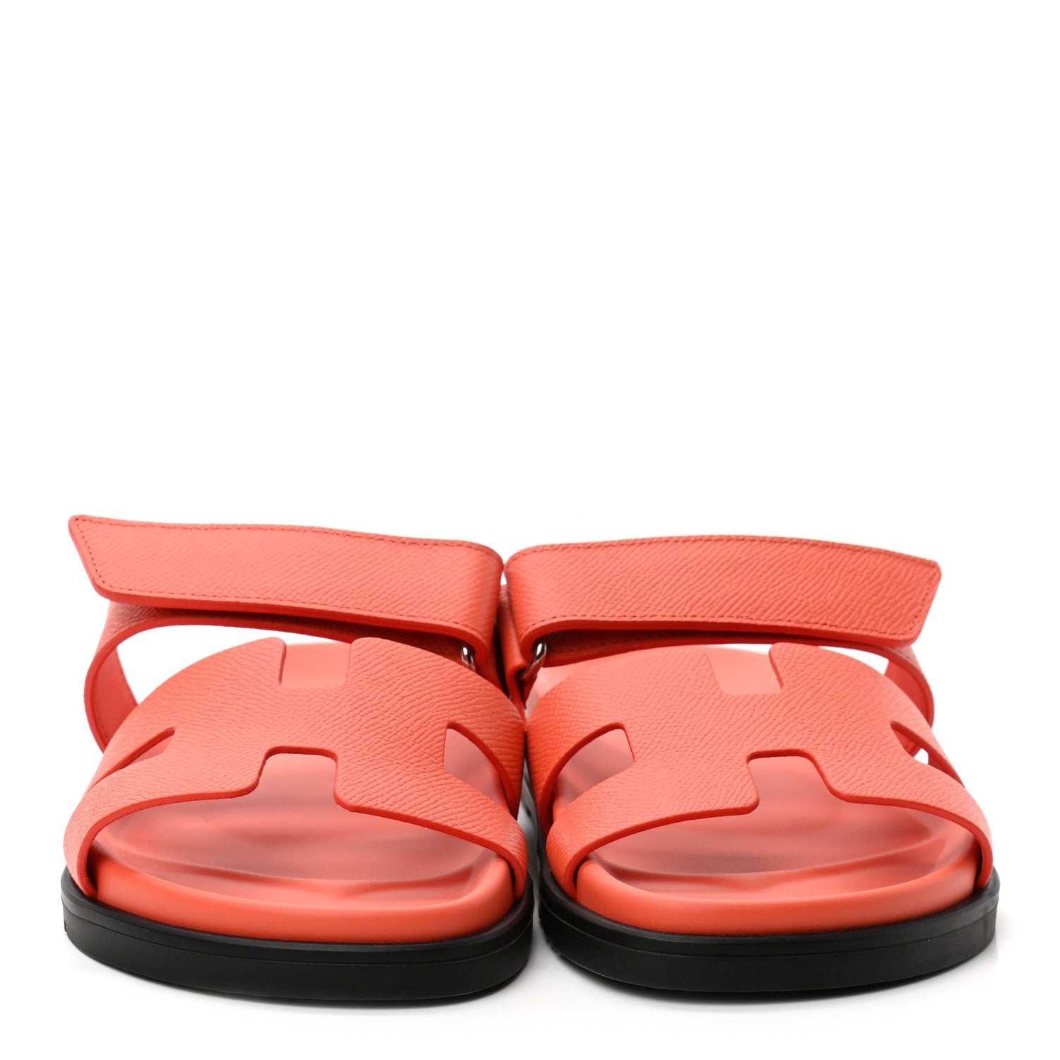 Hermes Epsom Womens Chypre Sandals 37 Rose Sorbert 2 of 9