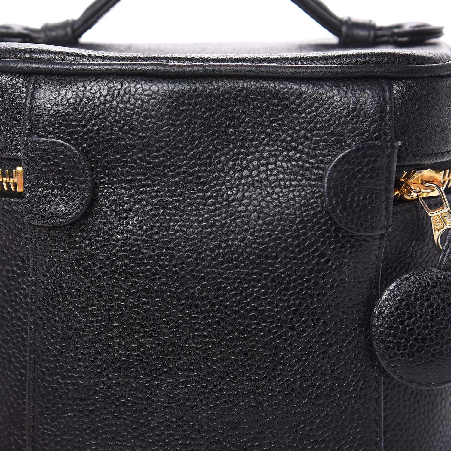 Chanel Caviar Cosmetic Vanity Bag Black 13 of 13