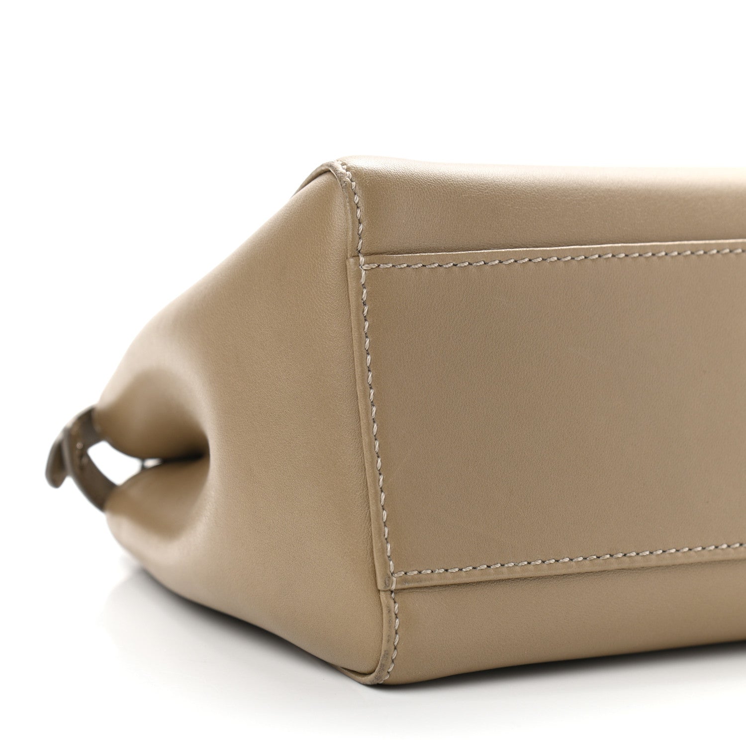 Fendi Nappa Mini Peekaboo Iconic Satchel Tortora 10 of 11
