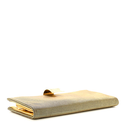 Chanel Metallic Lambskin Perforated CC Clutch Gold 4 of 10