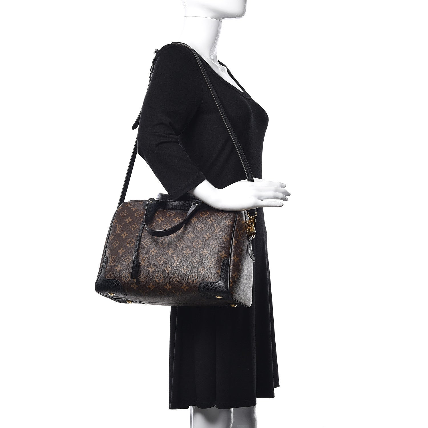 Louis Vuitton Monogram Retiro NM Black 2 of 9