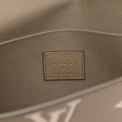 Louis Vuitton Empreinte Monogram Giant Felicie Pochette Tourterelle Creme 7 of 8