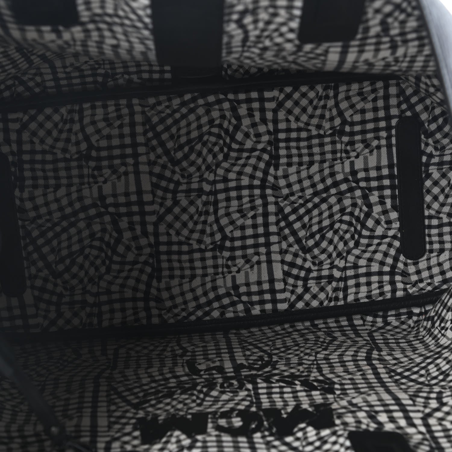 MCM Visetos Large Liz Reversible Shopper Tote Black 6 of 9