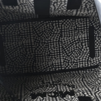 MCM Visetos Large Liz Reversible Shopper Tote Black 6 of 9