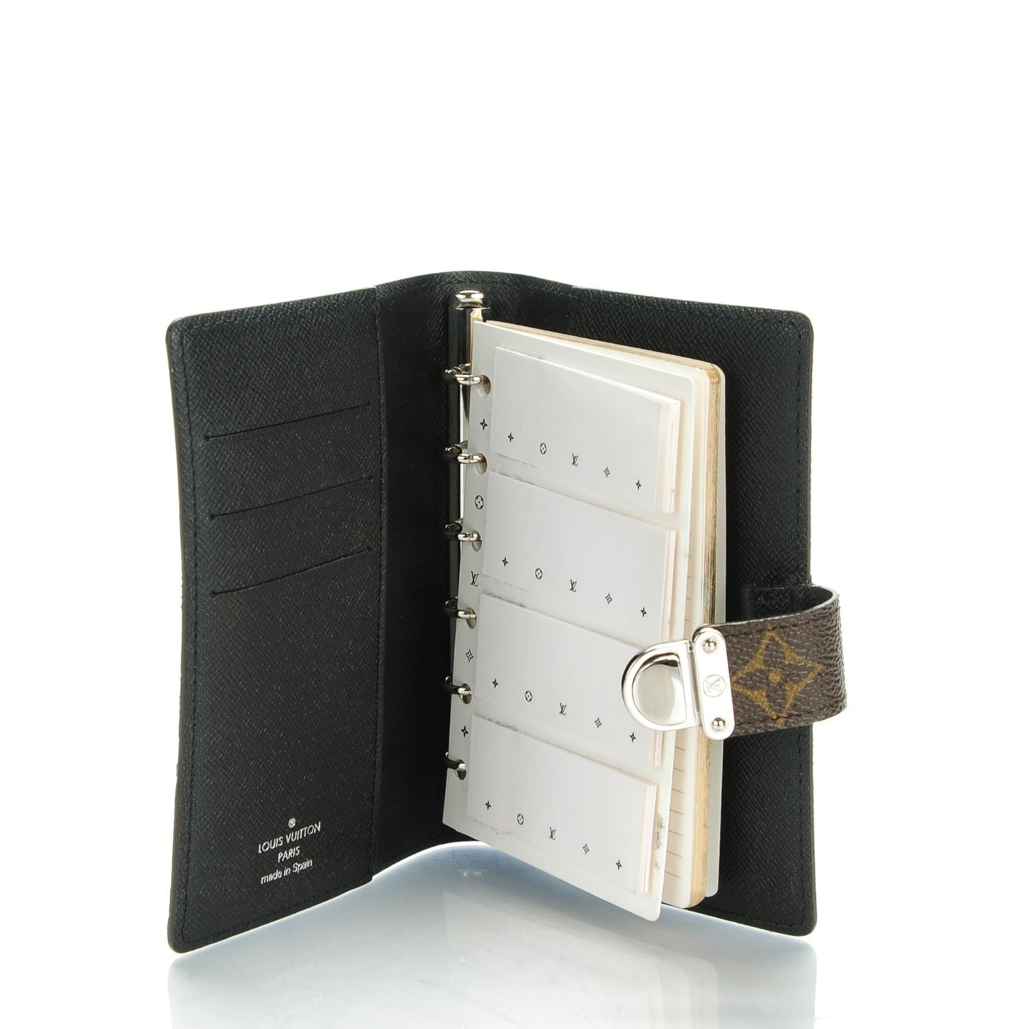 Monogram Koala Small Ring Agenda Cover Black