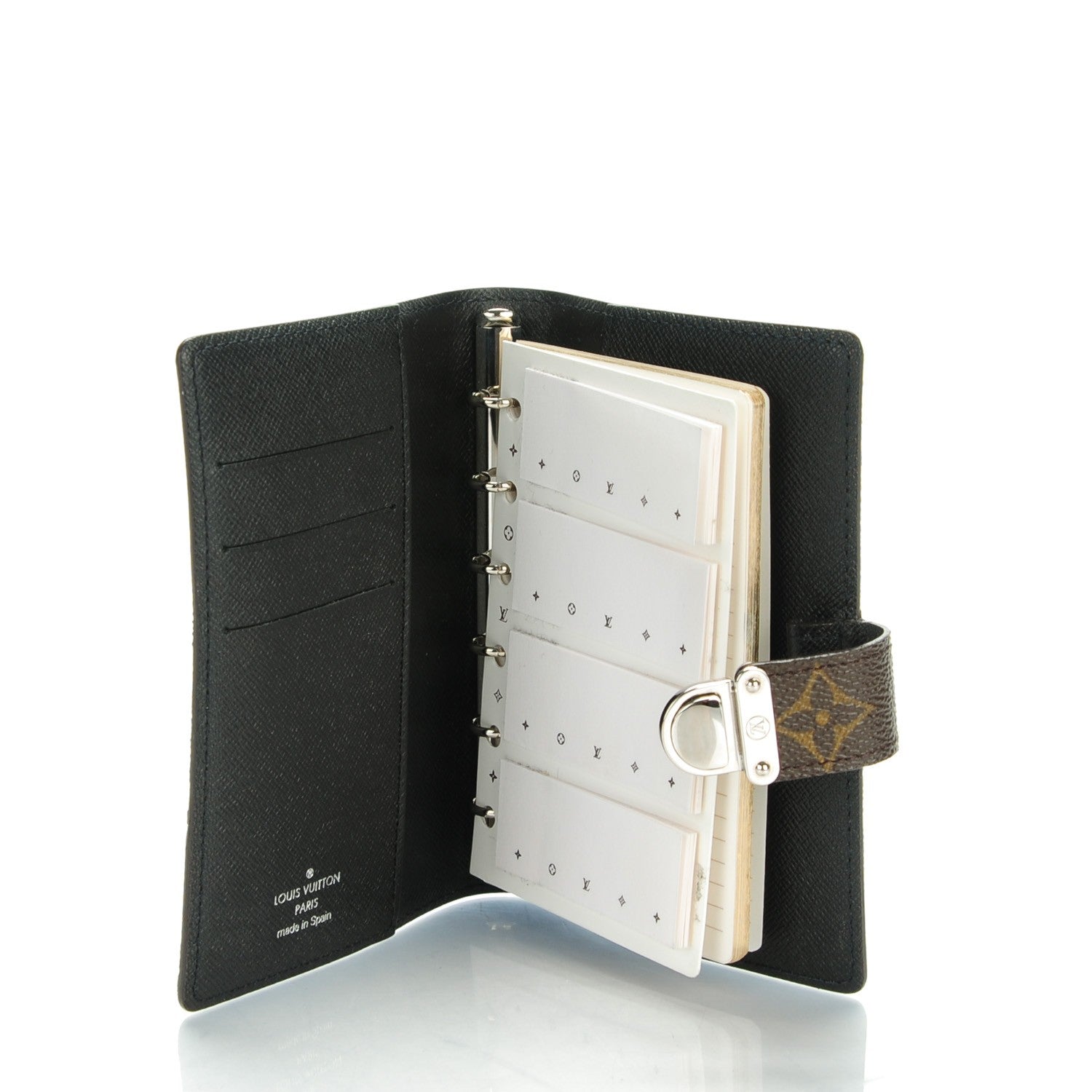 Louis Vuitton Monogram Koala Small Ring Agenda Cover Black 4 of 7