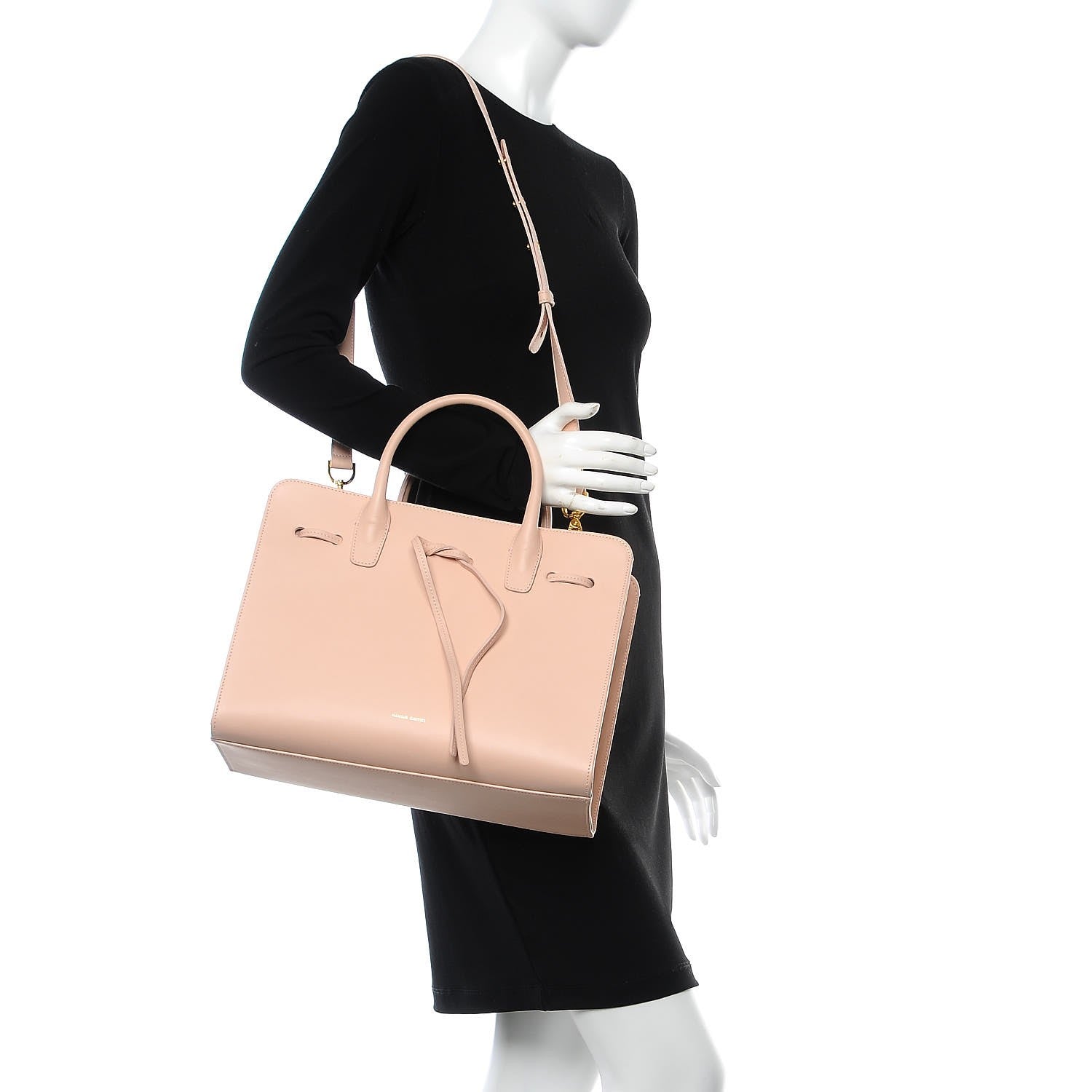 Mansur Gavriel Calfskin Sun Bag Rosa 2 of 7