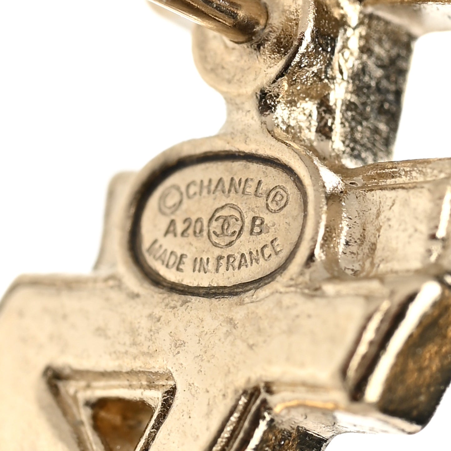 Crystal Pearl Signature Stud Earrings Gold