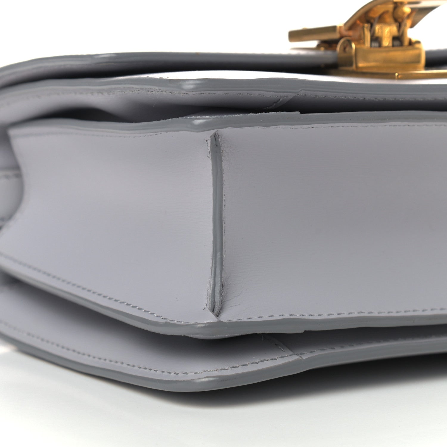 Celine Box Calfskin Small Classic Box Flap Bag Light Grey 8 of 8