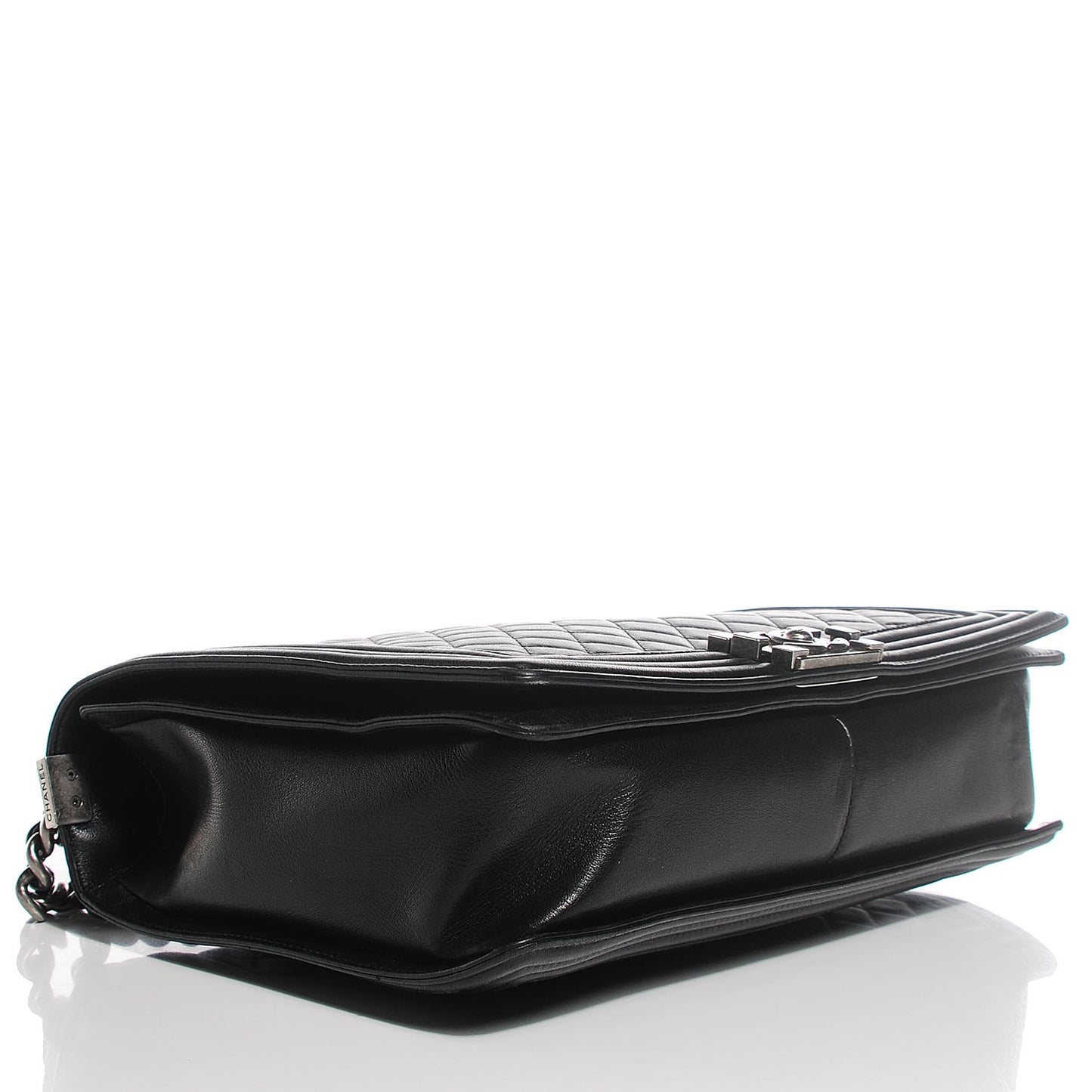 Lambskin Quilted New Medium Boy Flap Black