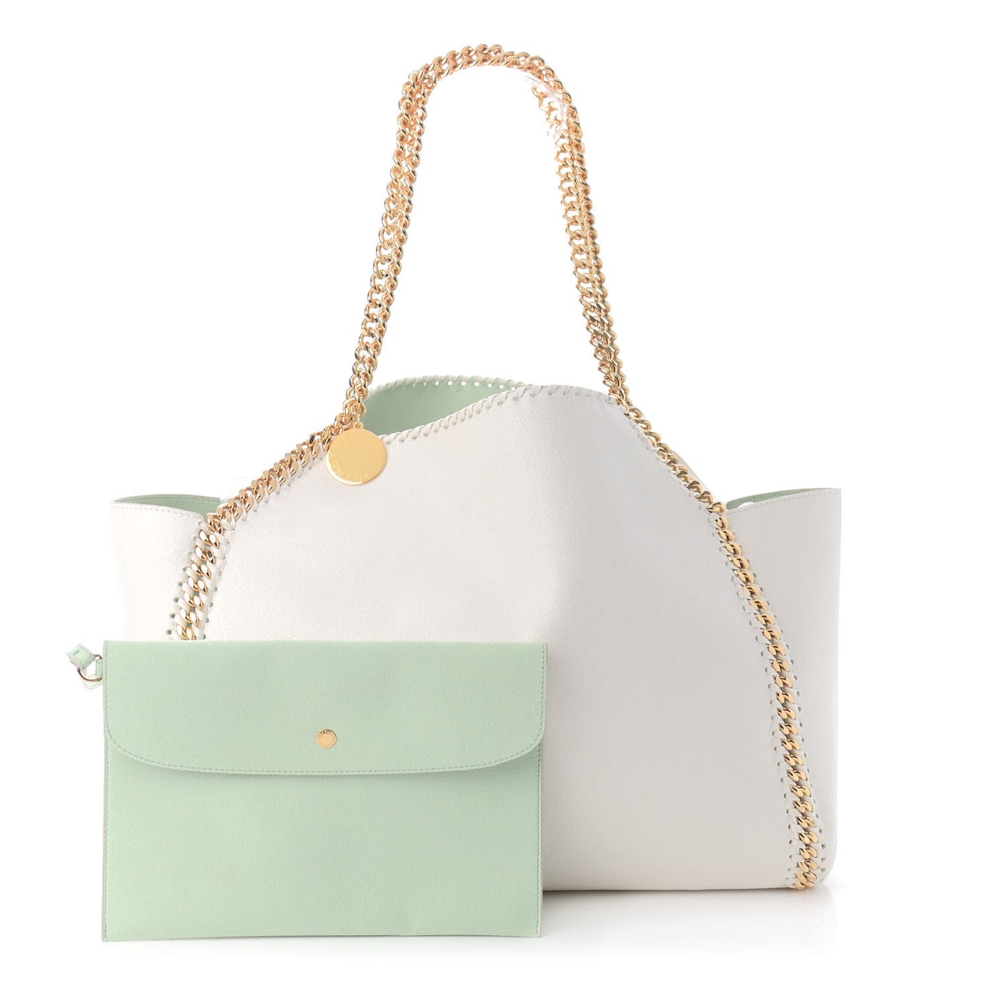 Shaggy Deer Falabella Reversible Tote Chalk