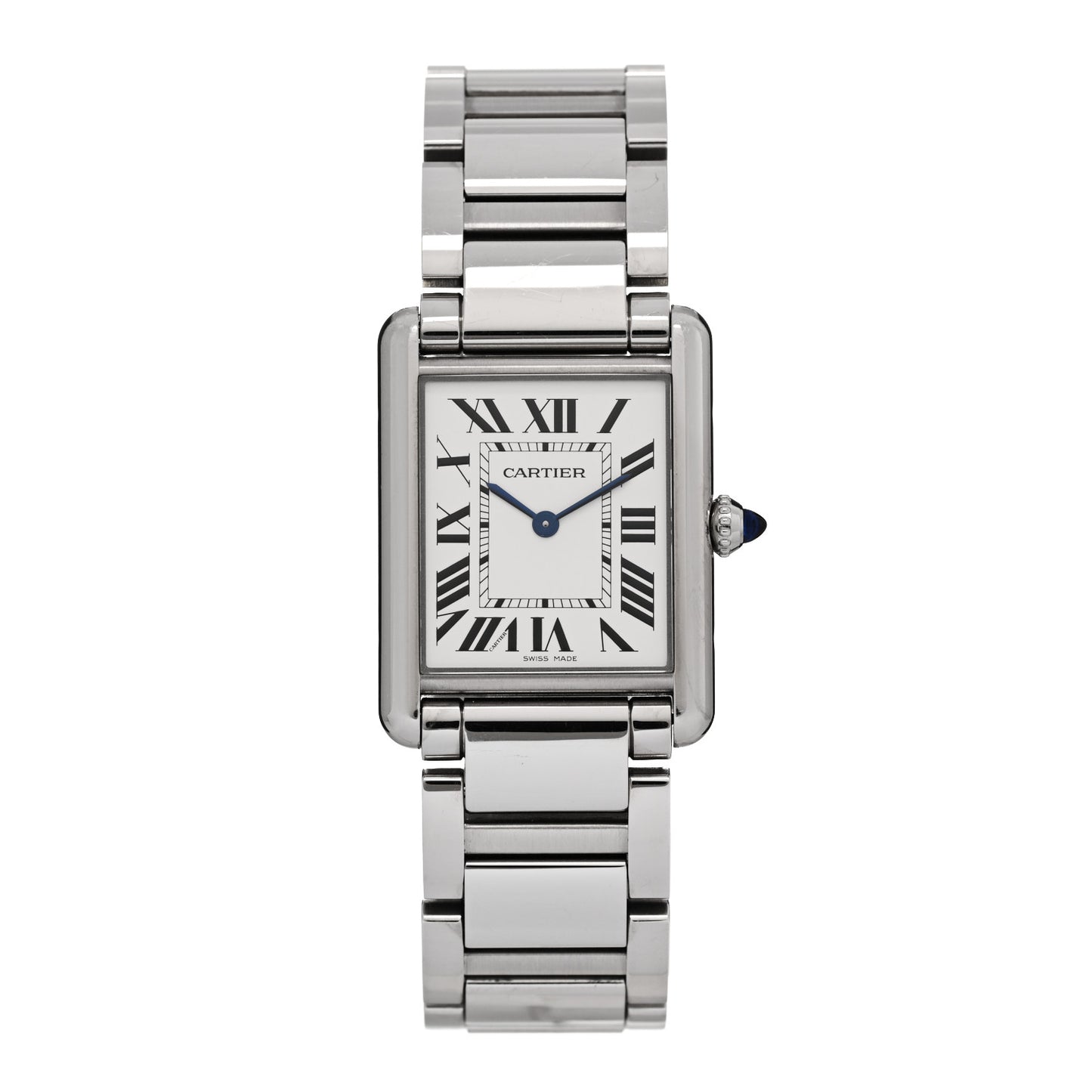 Stainless Steel 25mm Must de Cartier Tank Quartz Watch