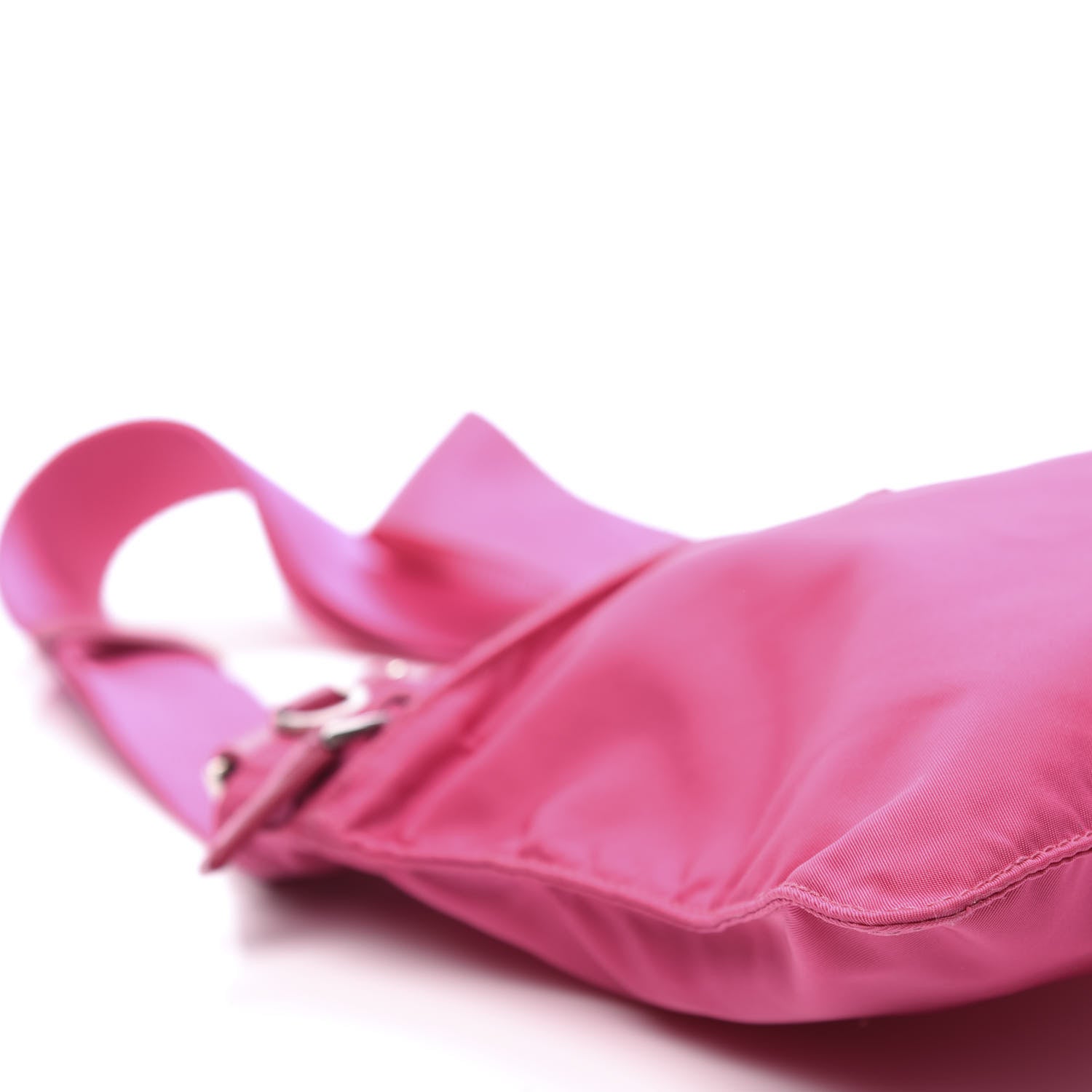 Prada Nylon Vela Flat Messenger Bag Fuxia 6 of 9