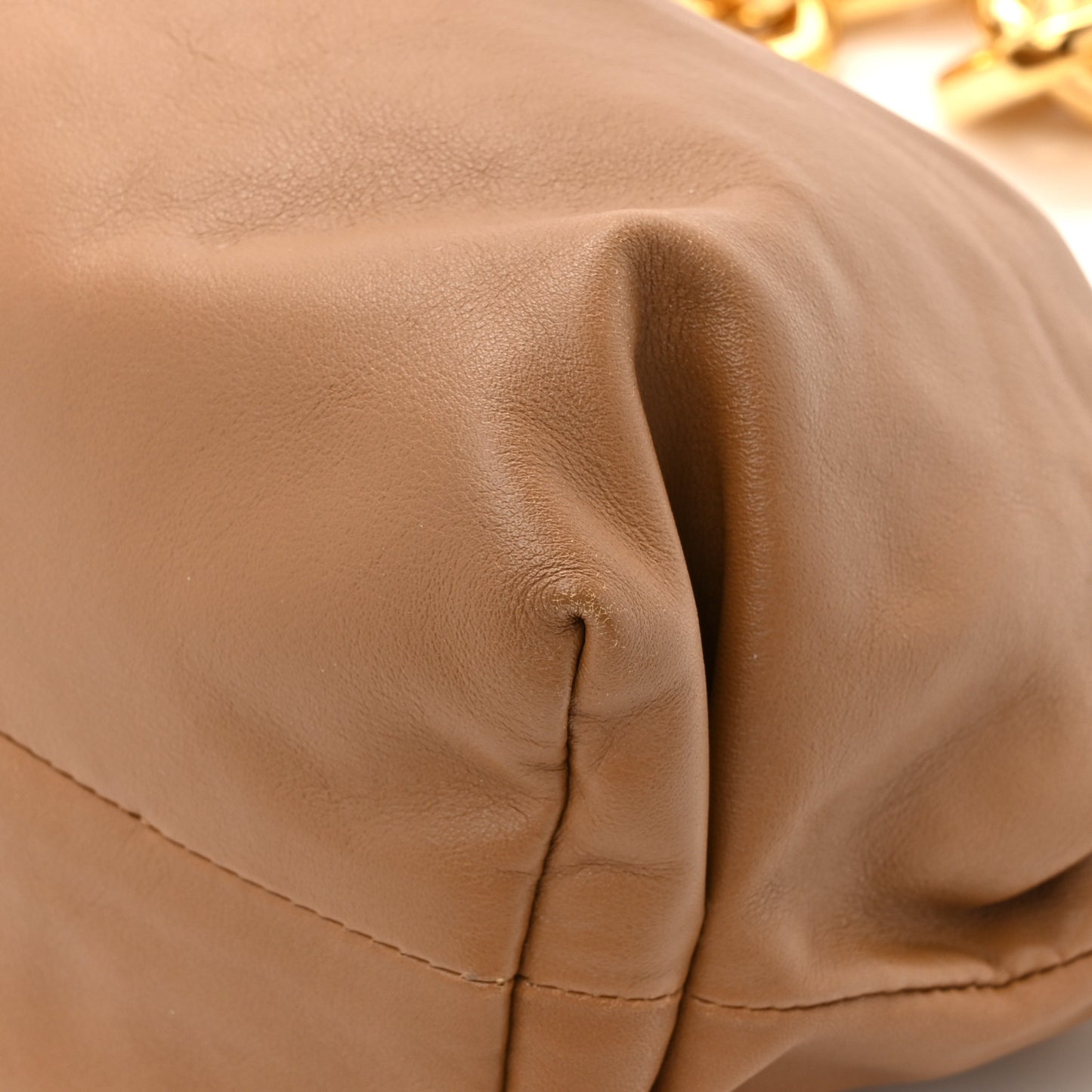 Calfskin The Pouch Chain Teak