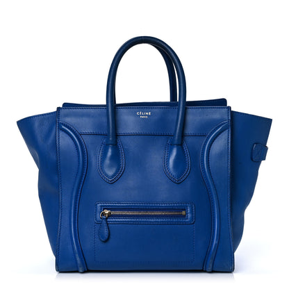 Celine Smooth Calfskin Mini Luggage Royal Blue 1 of 18