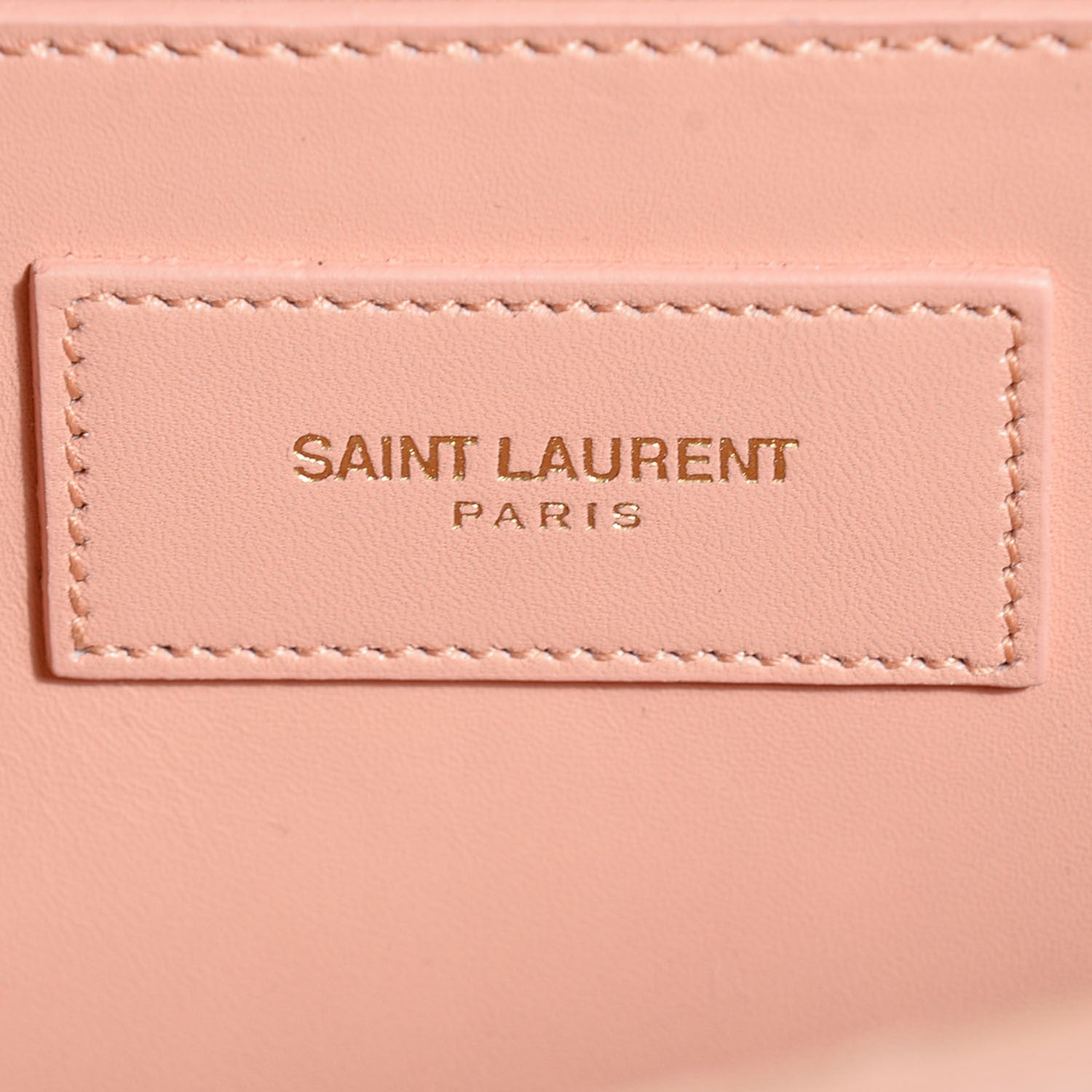 Saint Laurent Smooth Calfskin Classic Monogram Clutch Blush 7 of 8