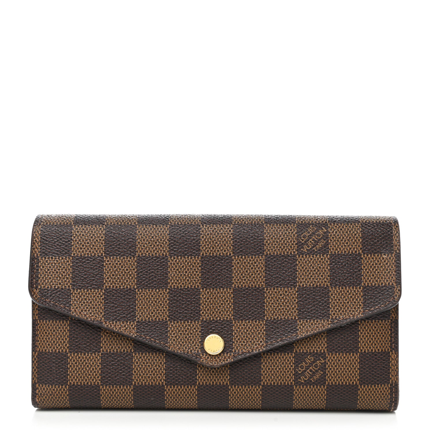 Louis Vuitton Damier Ebene Sarah Wallet NM 1 of 10