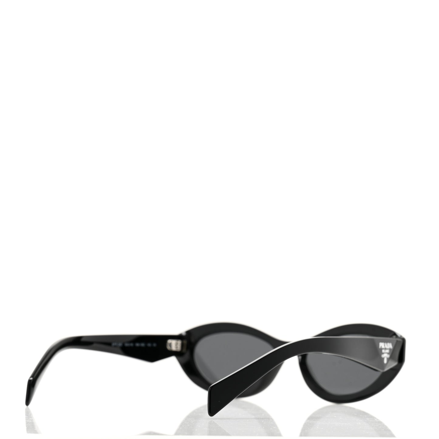 Acetate Oval Sunglasses SPR 26Z Black
