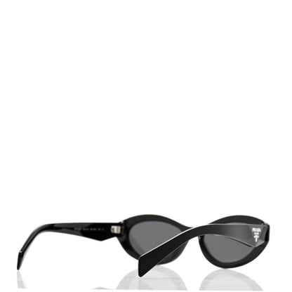 Prada Acetate Oval Sunglasses SPR 26Z Black 4 of 8