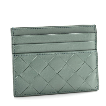 Bottega Veneta Nappa Intrecciato Card Holder Aloe 3 of 7